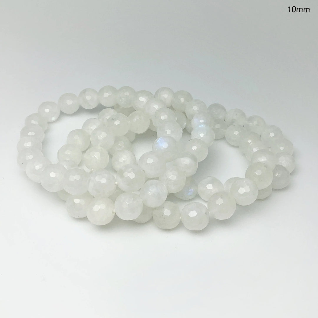 Moonstone Faceted Beaded Bracelet - Rocks and Gems Canada