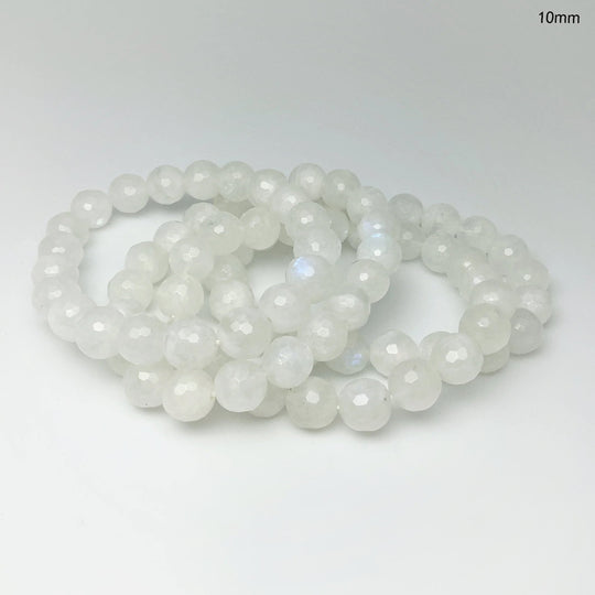 Moonstone Faceted Beaded Bracelet - Rocks and Gems Canada