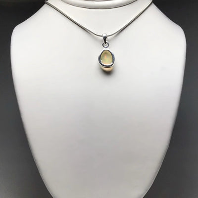 Ethiopian Fire Opal Pendant