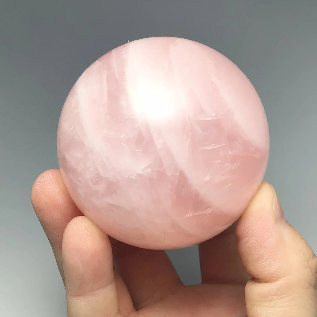 Rose Quartz Sphere - Rocks and Gems Canada