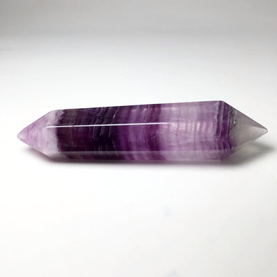 Double Terminated Fluorite Point