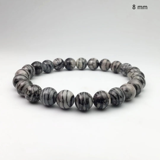 Web Jasper Beaded Bracelet - Rocks and Gems Canada