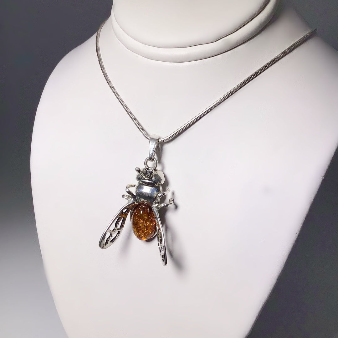 Cognac Amber Pendant - Rocks and Gems Canada
