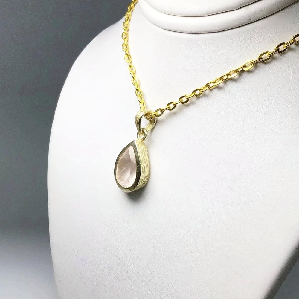 Rose Quartz Pendant - Rocks and Gems Canada