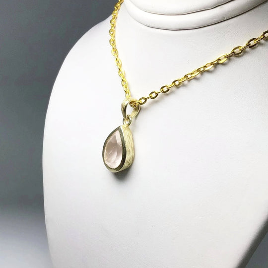 Rose Quartz Pendant - Rocks and Gems Canada