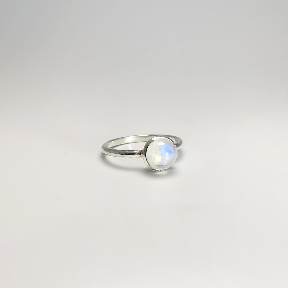 Rainbow Moonstone Ring - Rocks and Gems Canada