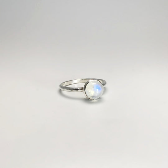 Rainbow Moonstone Ring - Rocks and Gems Canada