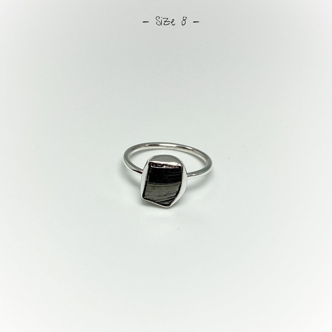 Raw Elite Shungite Ring - Rocks and Gems Canada