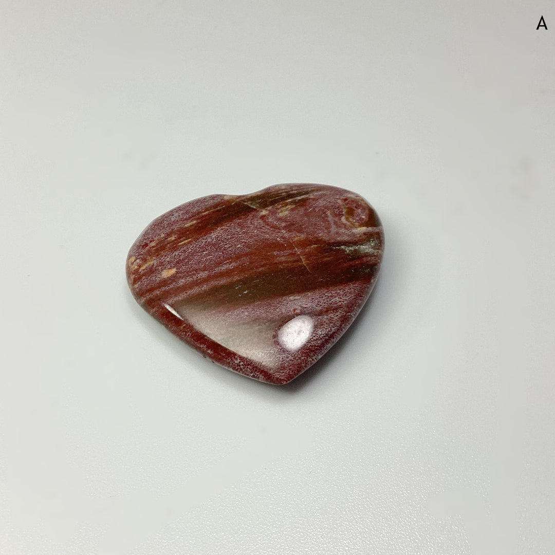 Petrified Wood Heart - Rocks and Gems Canada