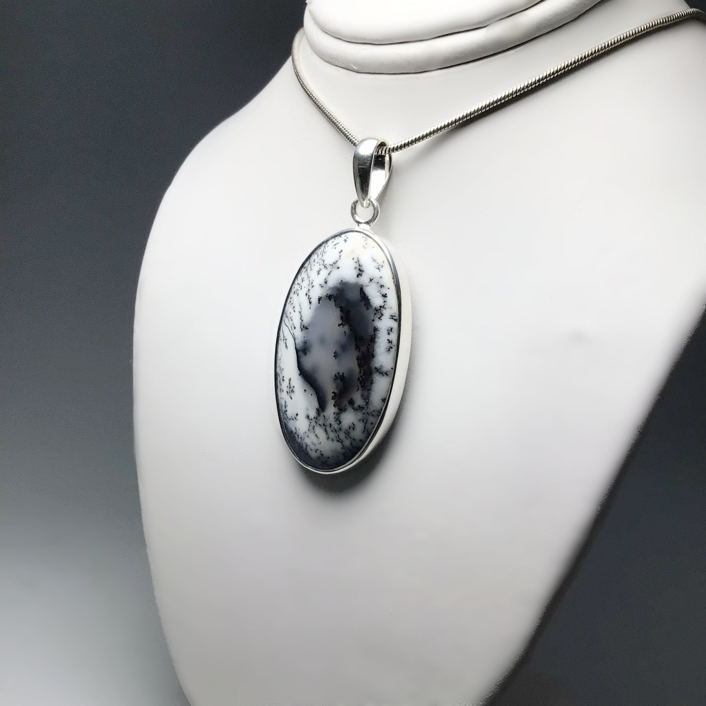 Dendritic Opal Pendant - Rocks and Gems Canada