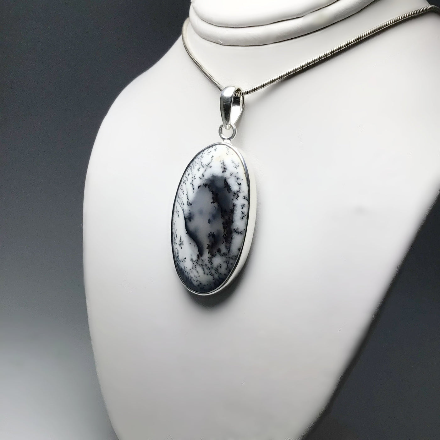 Dendritic Opal Pendant