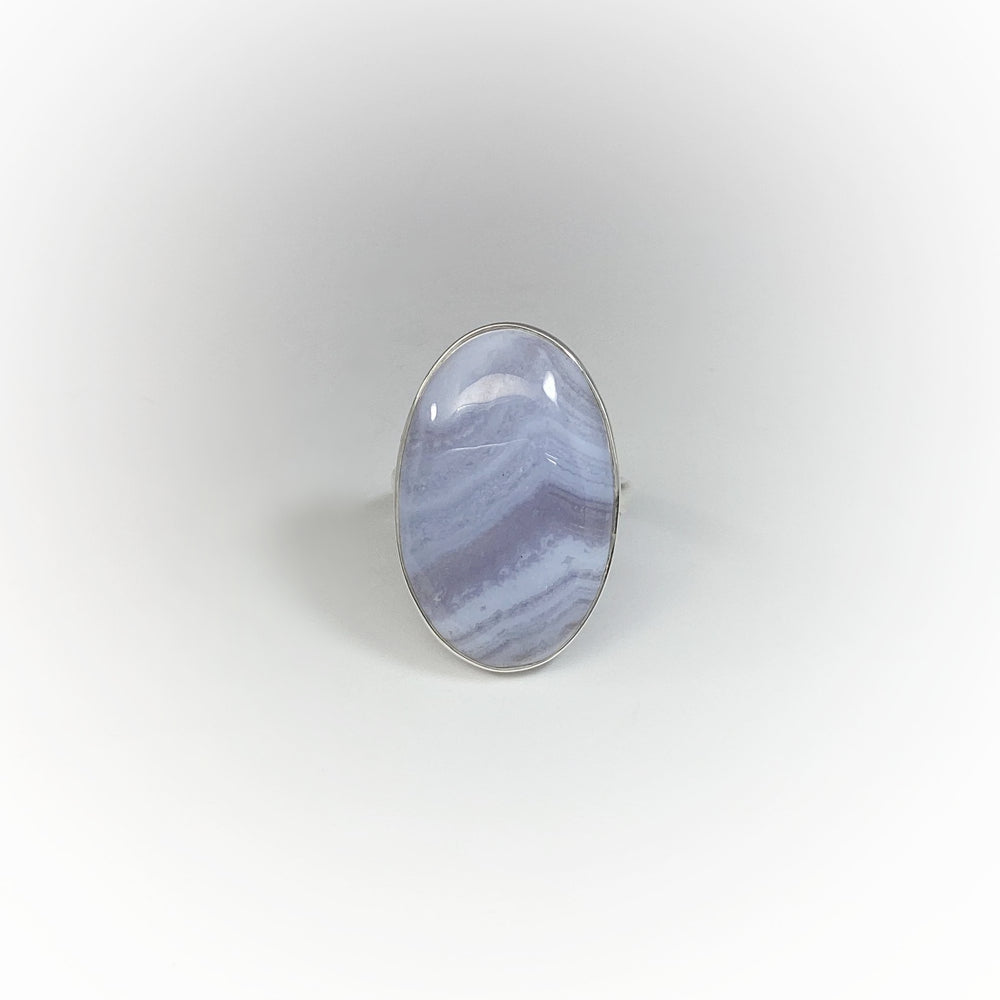 Blue Lace Agate Ring - Rocks and Gems Canada