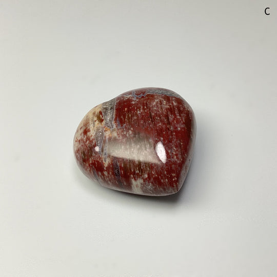 Petrified Wood Heart - Rocks and Gems Canada