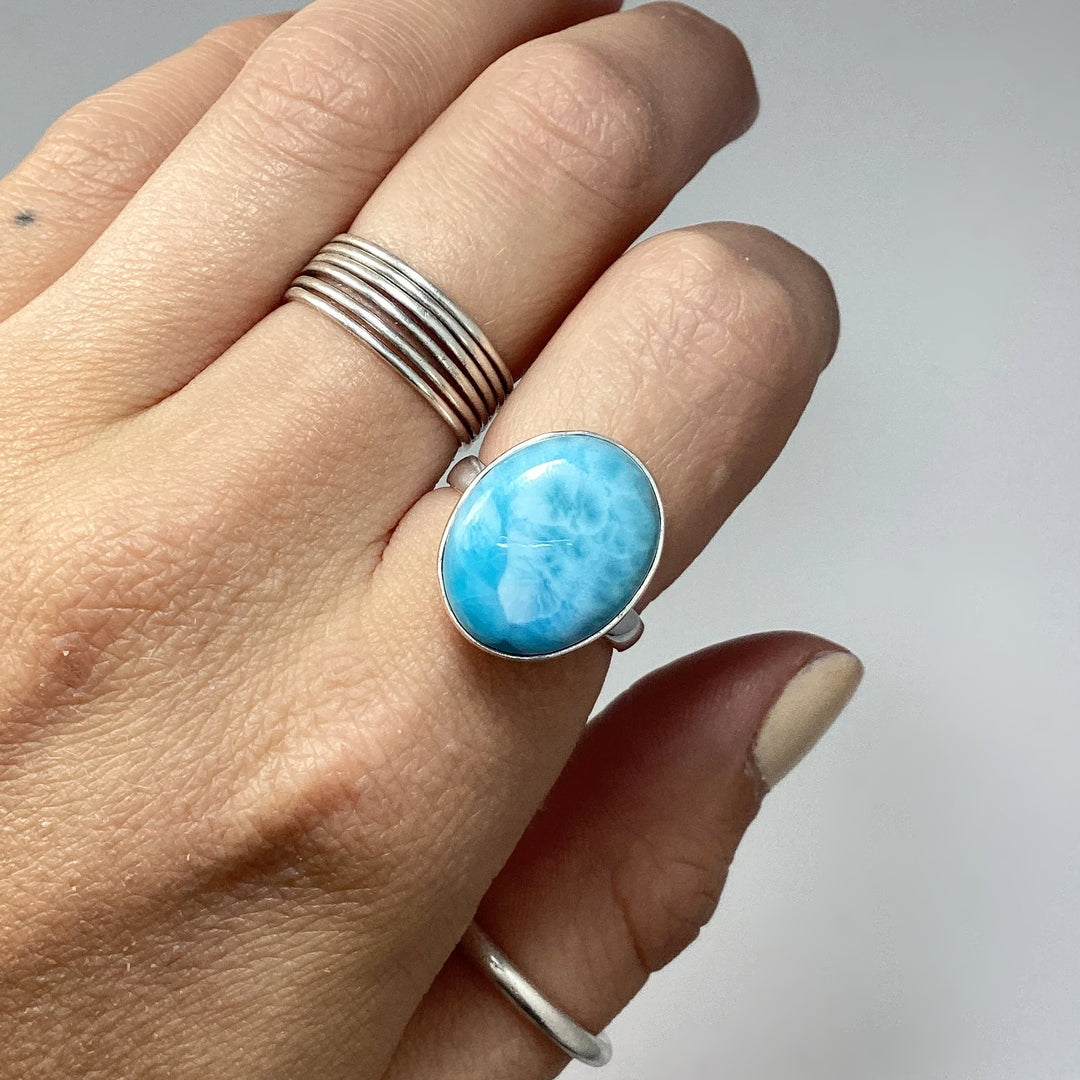 Larimar Ring - Rocks and Gems Canada