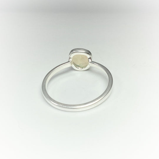 Faceted Ethiopian Fire Opal Ring - Rocks and Gems Canada