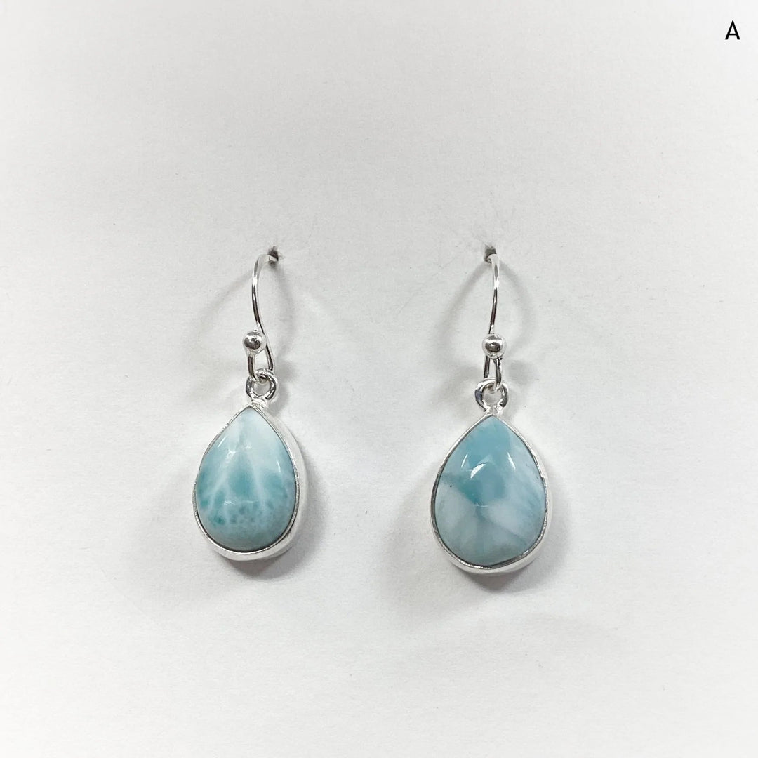 Larimar Dangle Earrings