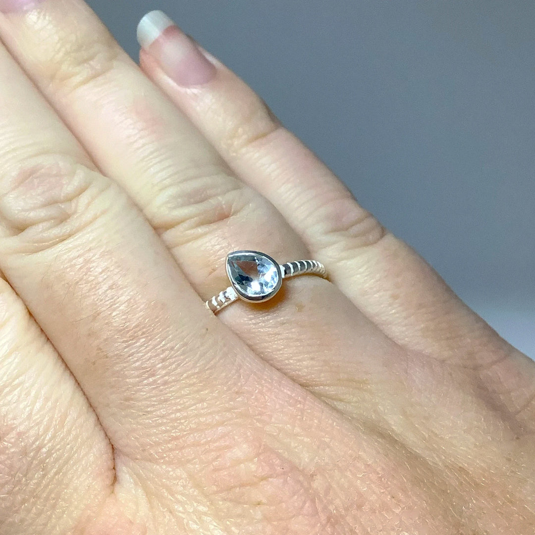 Blue Topaz Ring - Rocks and Gems Canada