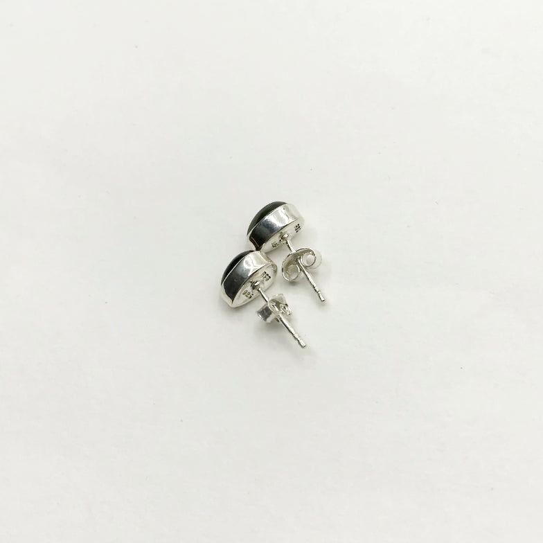 Green Tourmaline Stud Earrings - Rocks and Gems Canada