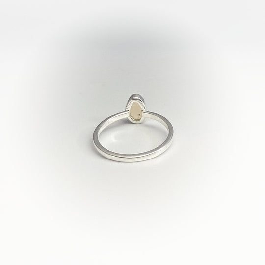Faceted Ethiopian Fire Opal Ring - Rocks and Gems Canada