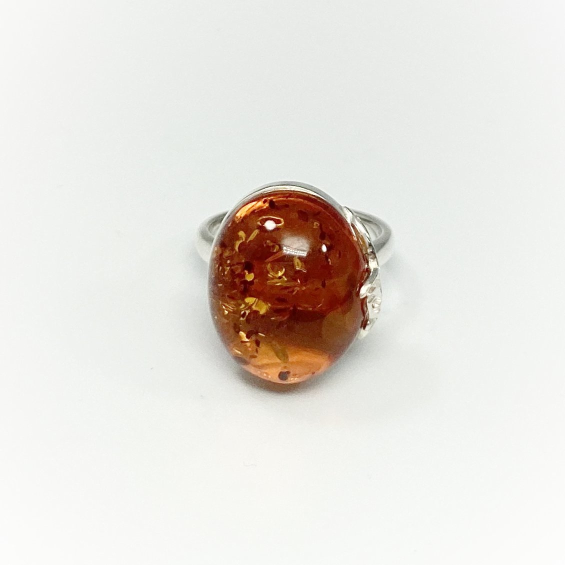 Cognac Amber Ring