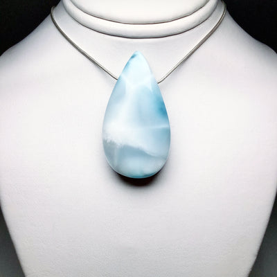 Larimar Drilled Pendant