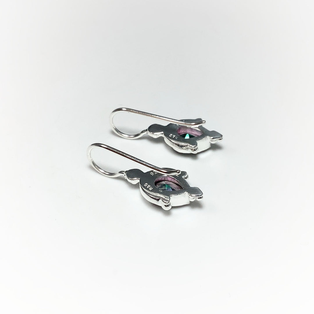 Mystic Topaz Dangle Earrings - Rocks and Gems Canada