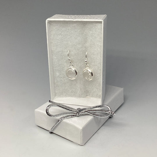 Quartz Dangle Earrings - Rocks and Gems Canada