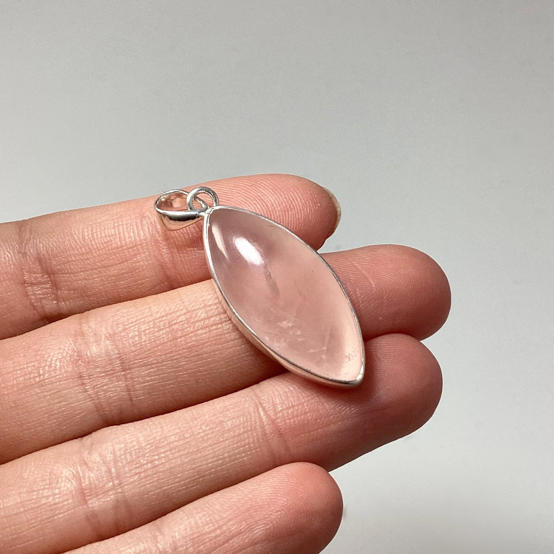 Rose Quartz Pendant - Rocks and Gems Canada