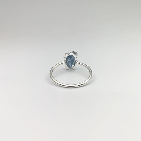Raw Aquamarine Ring - Rocks and Gems Canada