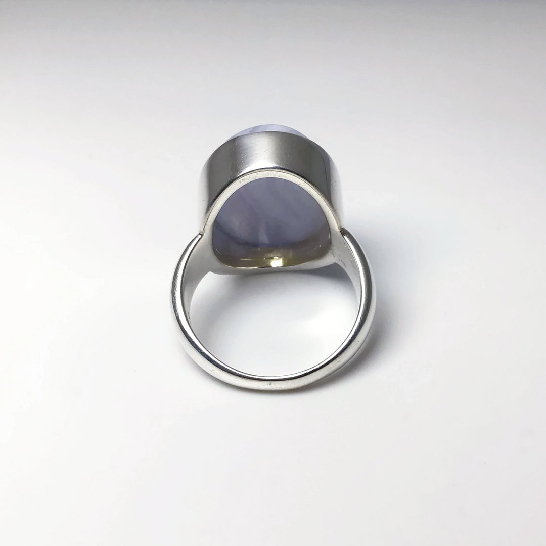 Blue Lace Agate Ring - Rocks and Gems Canada