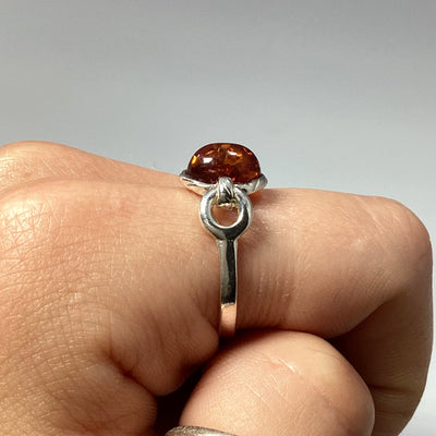 Cognac Amber Ring