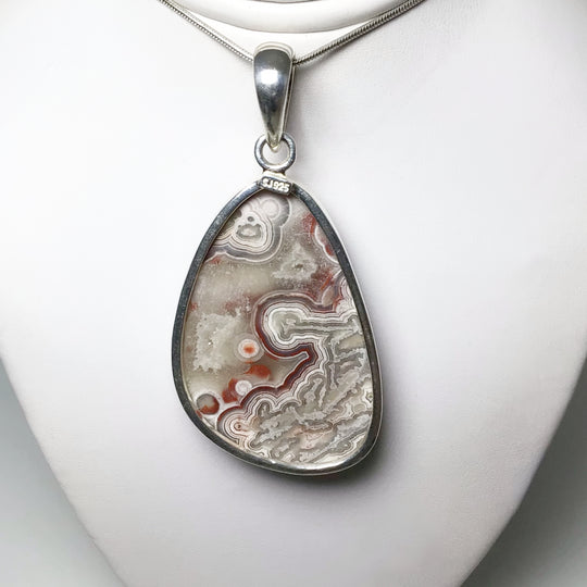 Crazy Lace Agate Pendant - Rocks and Gems Canada