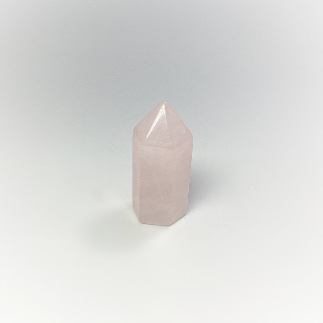 Polished Rose Quartz Point - Rocks and Gems Canada