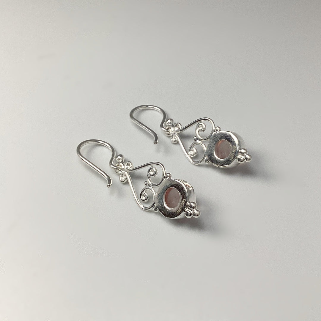 Rose Quartz Dangle Earrings - Rocks and Gems Canada