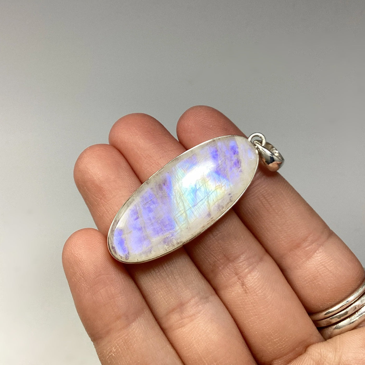 Rainbow Moonstone Pendant