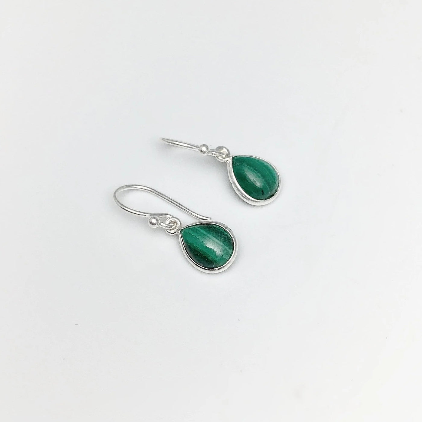 Malachite Dangle Earrings