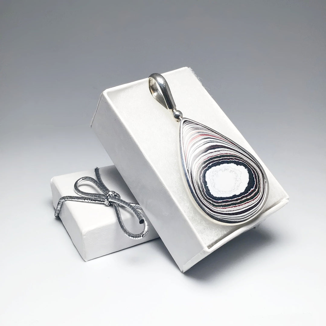 Fordite Pendant - Rocks and Gems Canada