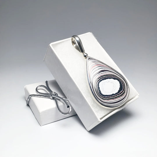 Fordite Pendant - Rocks and Gems Canada