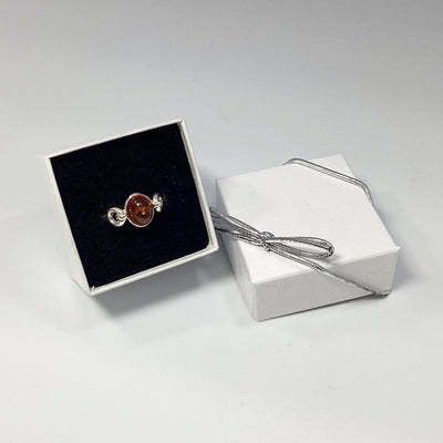 Cognac Amber Ring