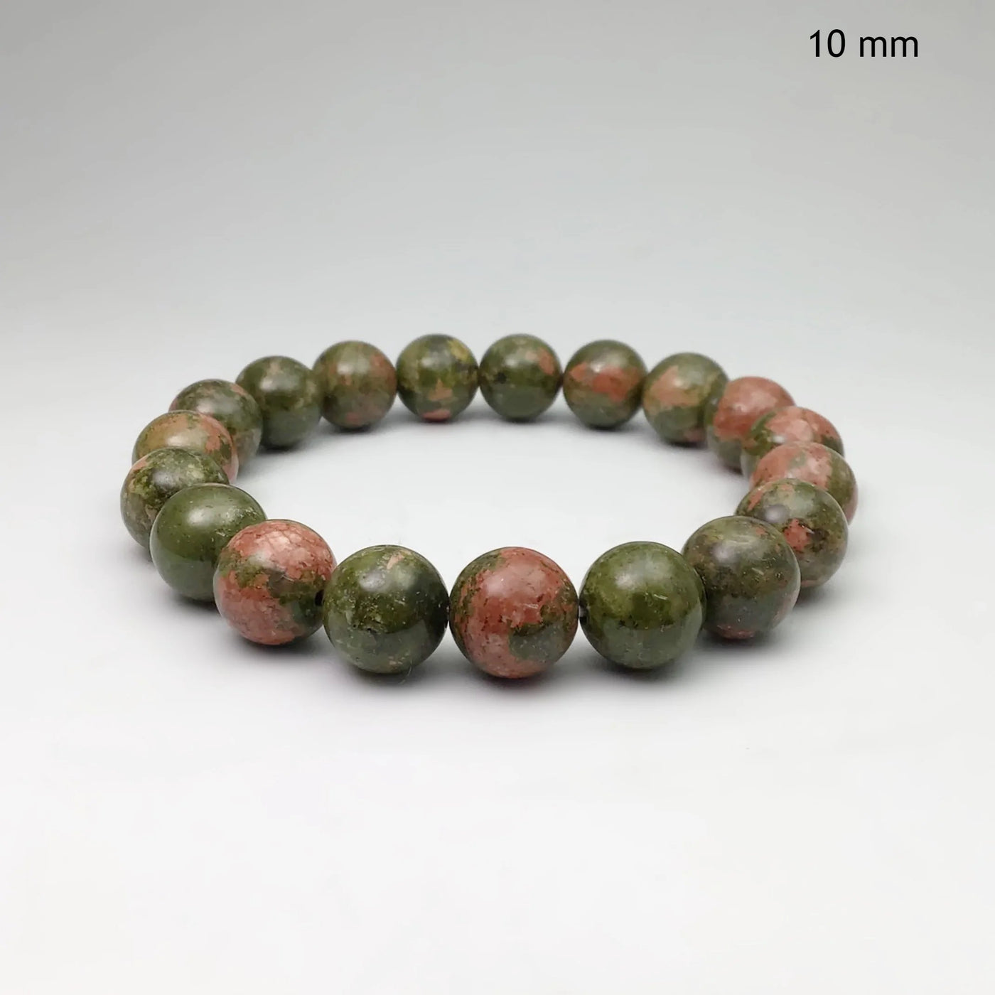 Unakite Jasper Beaded Bracelet