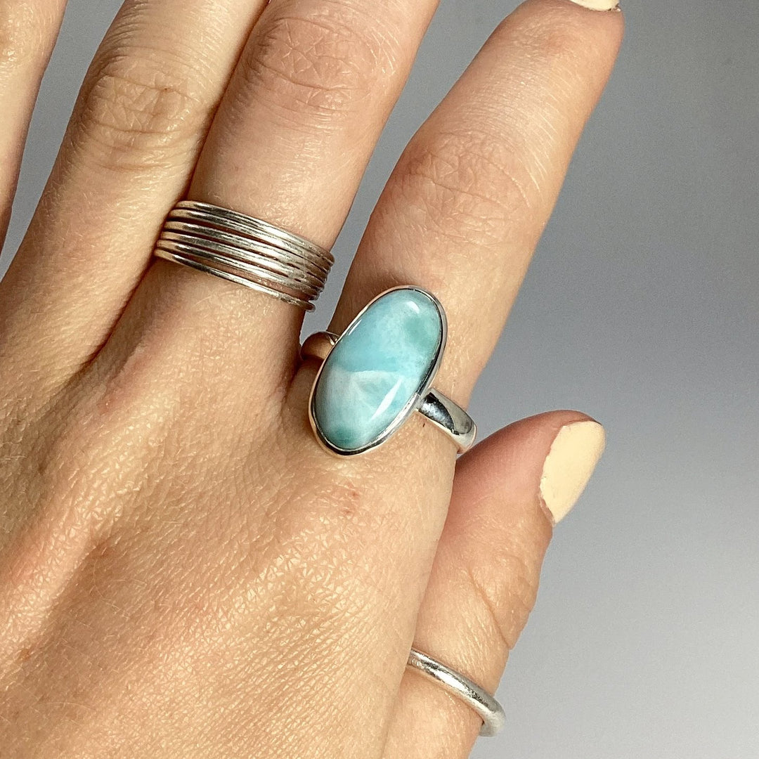 Larimar Ring - Rocks and Gems Canada