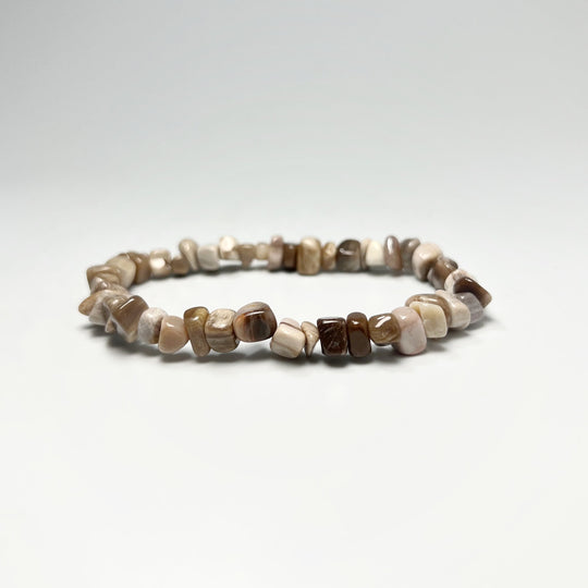 Petrified Wood Chip Beaded Bracelet - Rocks and Gems Canada