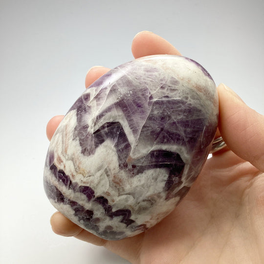 Chevron Amethyst Stand Up - Rocks and Gems Canada