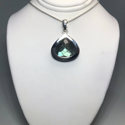 Faceted Labradorite Pendant