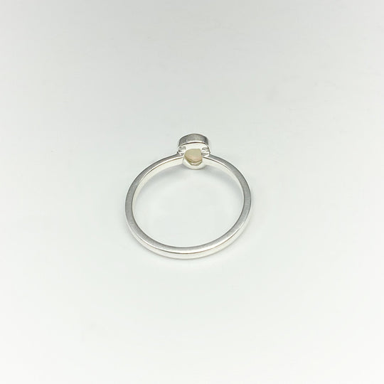 Faceted Ethiopian Fire Opal Ring - Rocks and Gems Canada