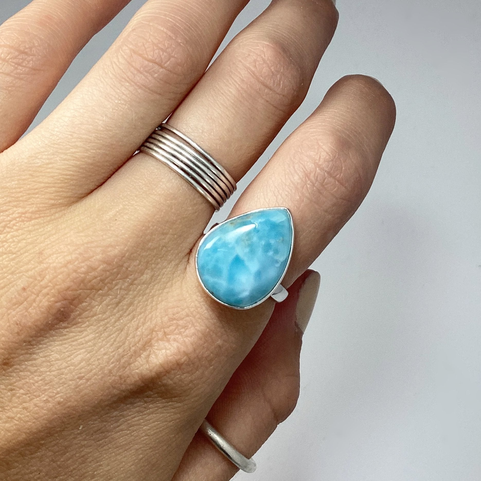 Larimar Ring - Rocks and Gems Canada
