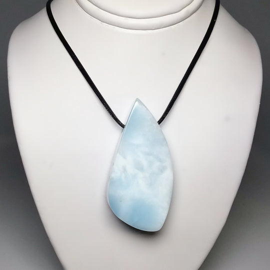 Larimar Drilled Pendant - Rocks and Gems Canada