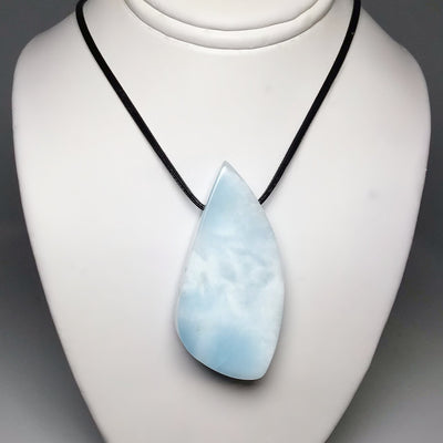Larimar Drilled Pendant