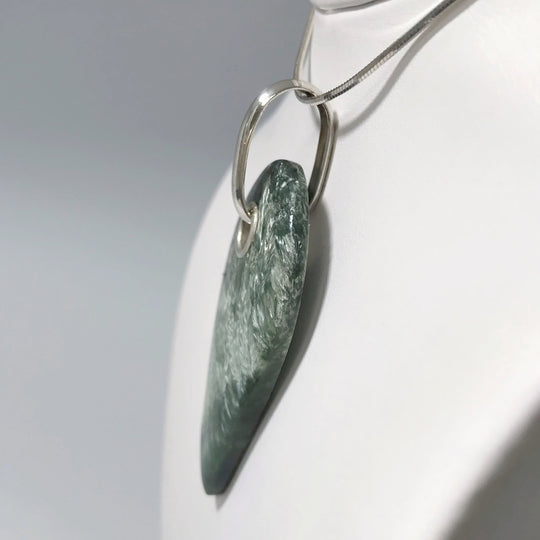 Seraphenite Pendant - Rocks and Gems Canada