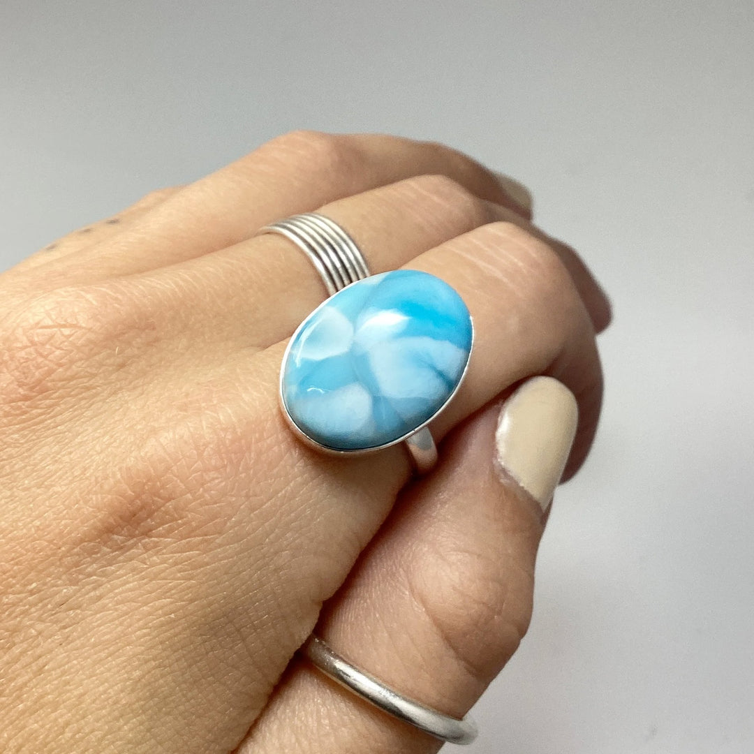 Larimar Ring - Rocks and Gems Canada